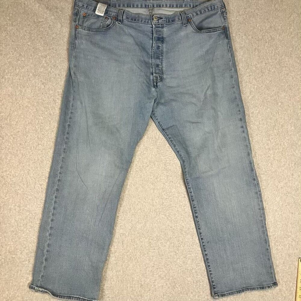 Levi's 501 Men's Size 42x30 Light Blue Wash Jeans